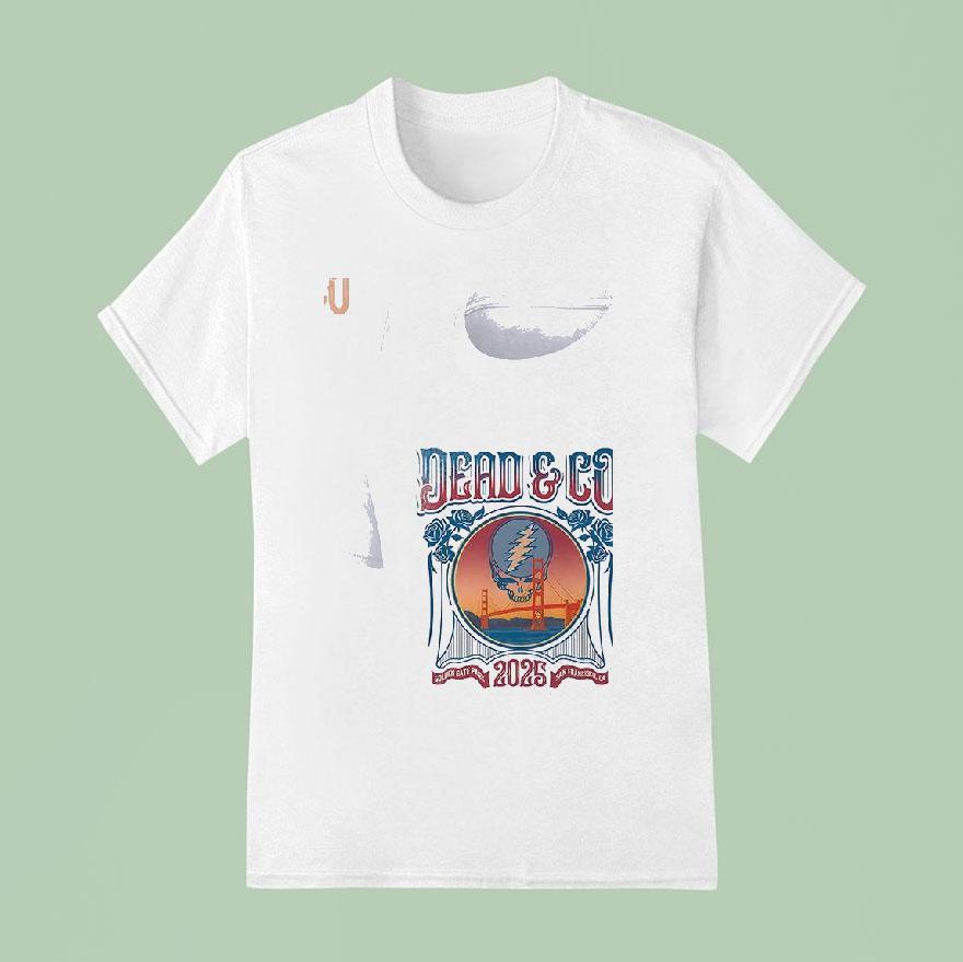 Grateful Dead Dead And Co Golden Gate Park Logo T Shirt