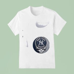 Grateful Dead X New York Yankees Logo Bear T Shirt