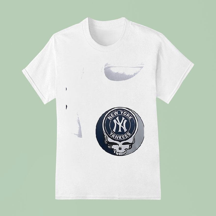 Grateful Dead X New York Yankees Logo Bear T Shirt