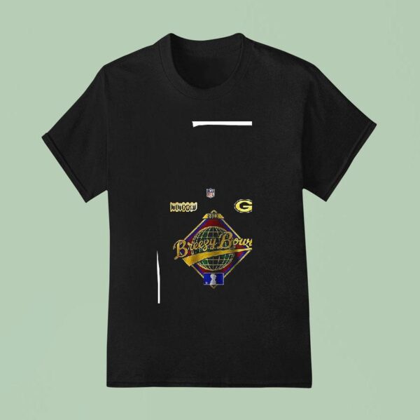 Green Bay Packers X Chris Brown Breezy Bowl Logo T Shirt