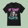 Grim Reaper My Tummy Hurts T Shirt