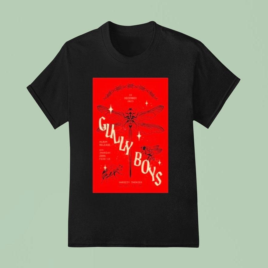 Gully Boys December Varsity Theater Dragonfly T Shirt
