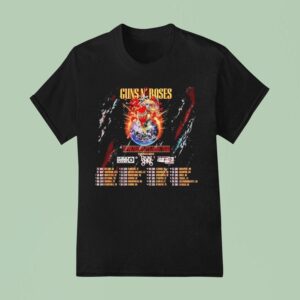 Guns N Roses With Public Enemy X Rivals Sons X Sex Pistols And Frank Carter Tour Dates T Shirt