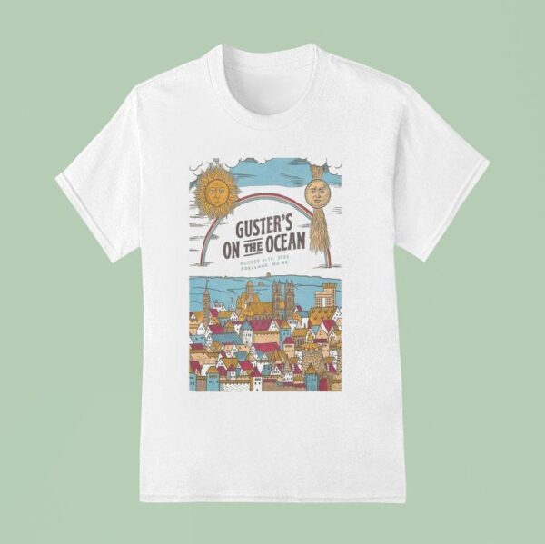 Guster On The Ocean August Thompson S Point Portland Maine T Shirt