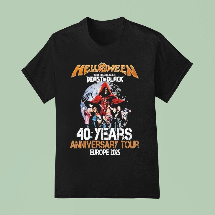 Halloween Hellooween Very Special Guest Beast In Black Years Anniversary Tour Europe T Shirt