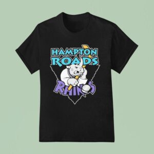 Hampton Roads Rhinos Hockey Logo Hirt T Shirt