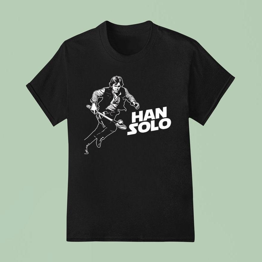 Han Solo In Star Wars T Shirt