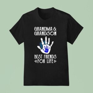 Hand Grandma And Grandson Best Friends For Life T Shirt