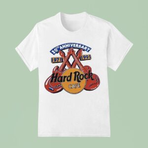 Hard Rock Cafe Th Anniversary Vintage T Shirt