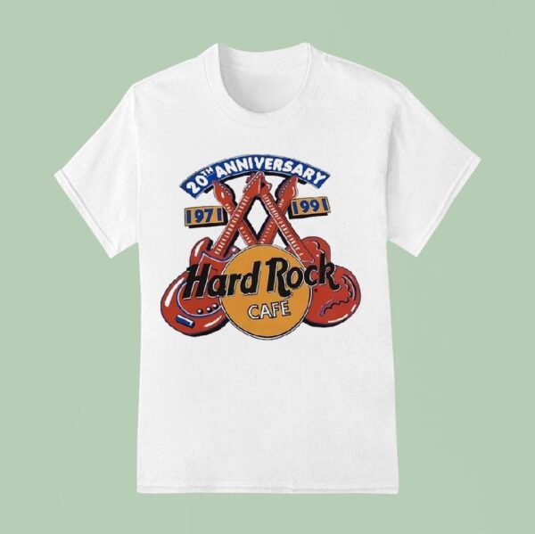 Hard Rock Cafe Th Anniversary Vintage T Shirt