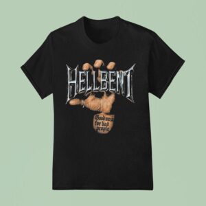 Hellbent Good Music For Bad People Chrome Hands Logo T Shirt