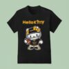 Hello Kitty X Washington Commanders Cat Nfl Fan T Shirt