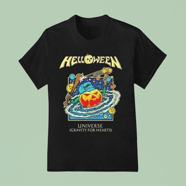 Helloween Giants And Monsters Universe Gravity For Hearts Halloween T Shirt