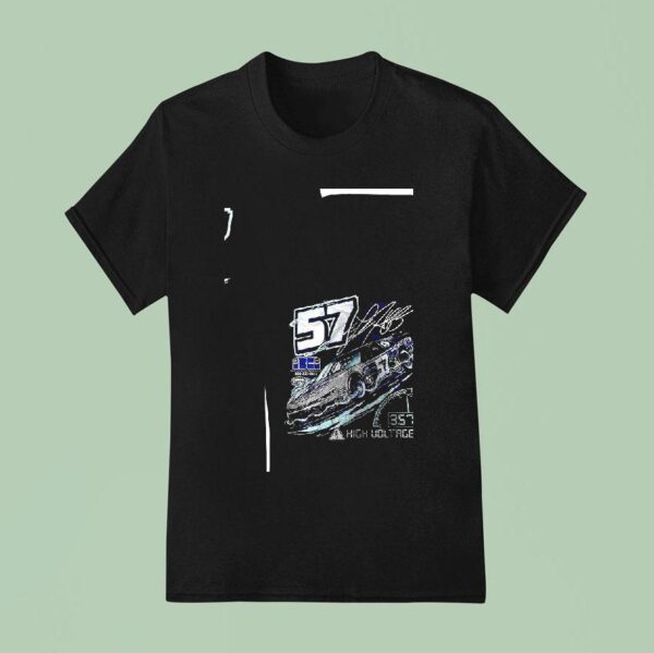High Voltage Landon Huffman Cars Tour Lightning Fast Graphic Signature T Shirt