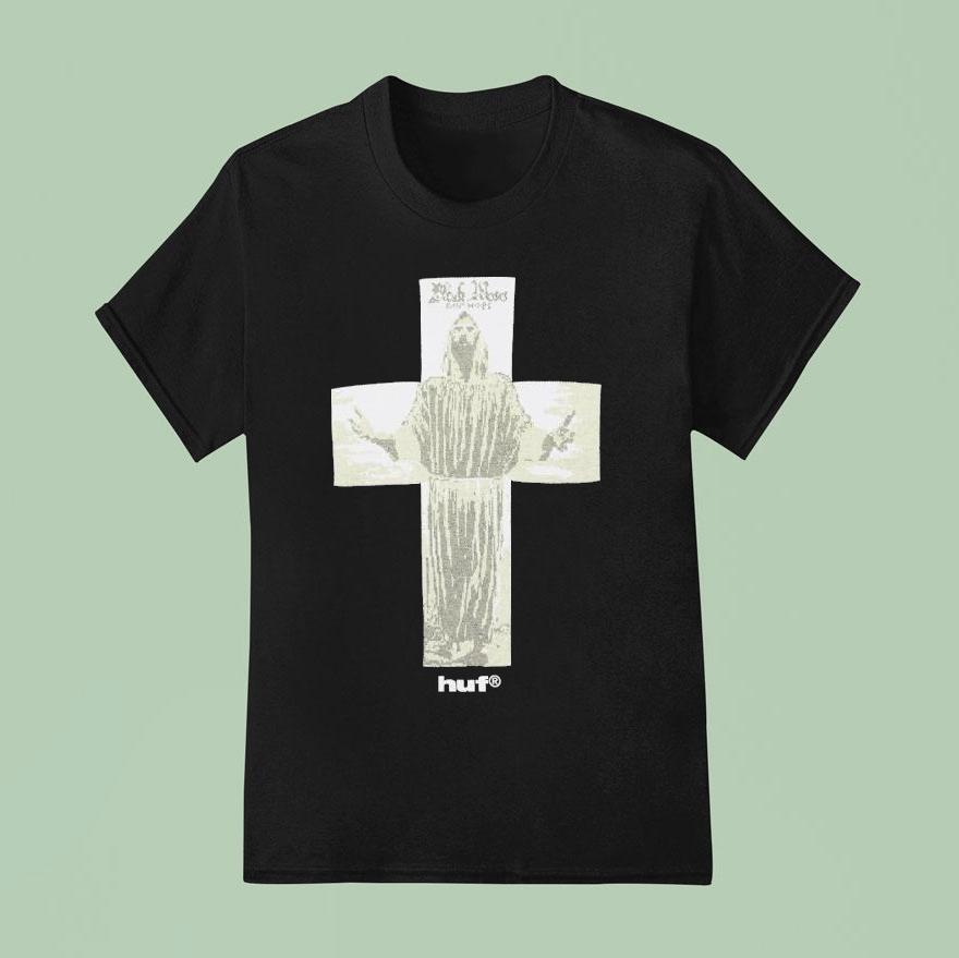 Huf Isaac Hayes Black Moses Kni T Shirt