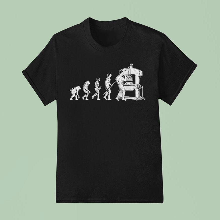 Hydraulic Press Channel Press Evolution T Shirt