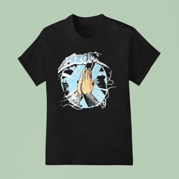 Hzomz Clasp Hands Lightning T Shirt
