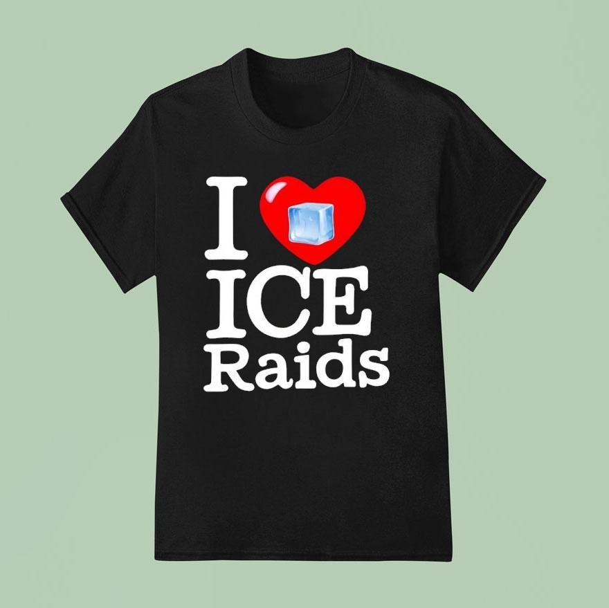 I Love Ice Raids T Shirt
