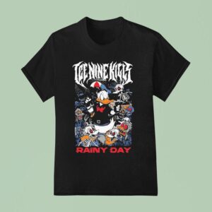 Ice Nine Kills X Disney Rainy Day Duck Donald Apocalypse T Shirt