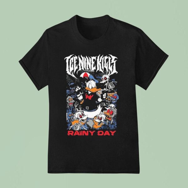Ice Nine Kills X Disney Rainy Day Duck Donald Apocalypse T Shirt