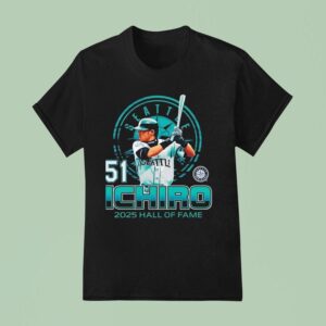 Ichiro Suzuki Seattle Mariners Hall Of Fame T Shirt