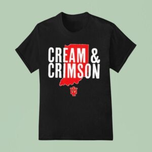 Indiana Hoosiers Hometown Cream And Crimson T Shirt