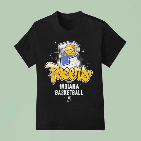Indiana Pacers Basketball Logo Since Vintage T Shirt