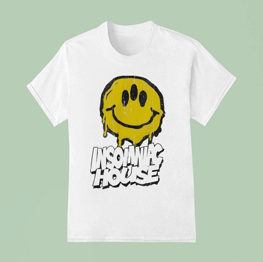Insomniac House Acid Smiley T Shirt