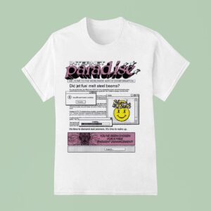 Internet Paradise Welcome To The Worldwide Web Of Disinformation T Shirt