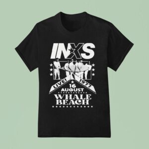 Inxs Whale Beach Live Flyer T Shirt