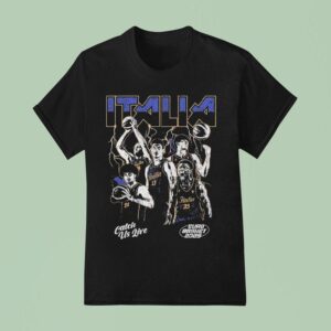 Italy Catch Us Live Euro Basket T Shirt