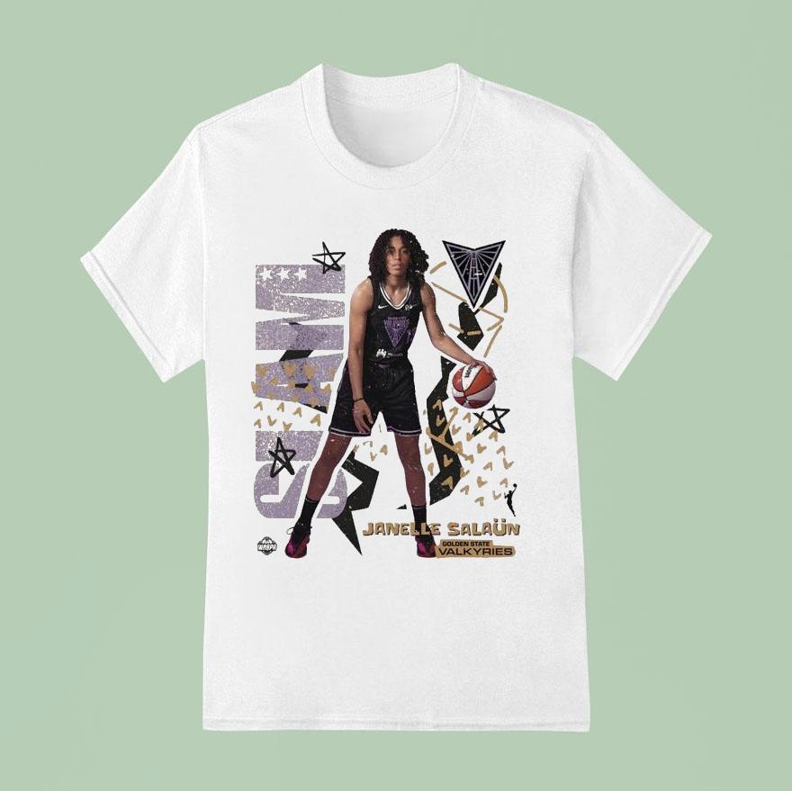 Janelle Salaun Slam Golden State Valkyries Wnbpa T Shirt
