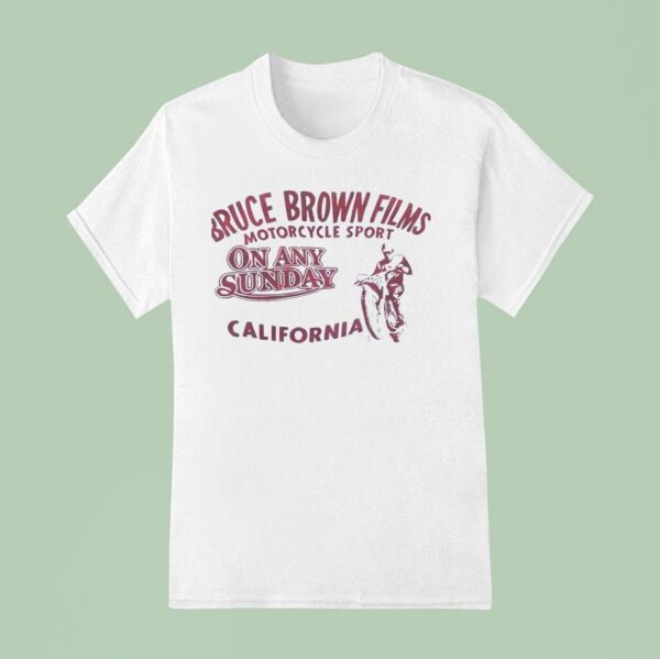 Jason Lee Scott Lucky Brand Bruce Brown Films Motorcycle T Shirt