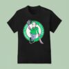 Jason Voorhees In The Style Of The Boston Celtics Logo T Shirt