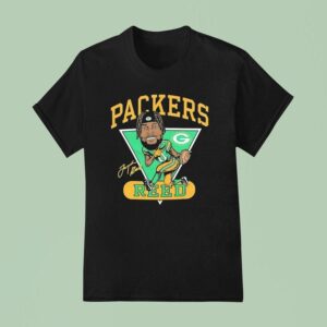 Jayden Reed Green Bay Packers Football Signature Cartoon T Shirt