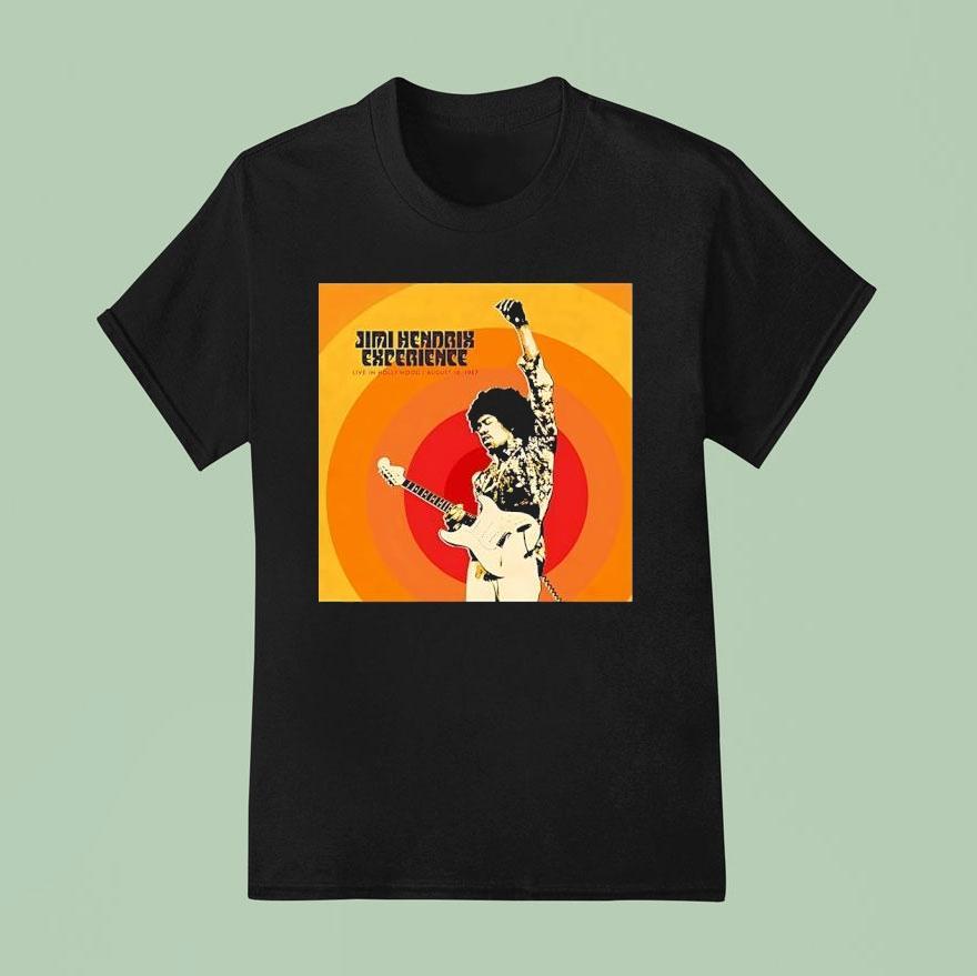 Jimi Hendrix Experience Live In Hollywood T Shirt