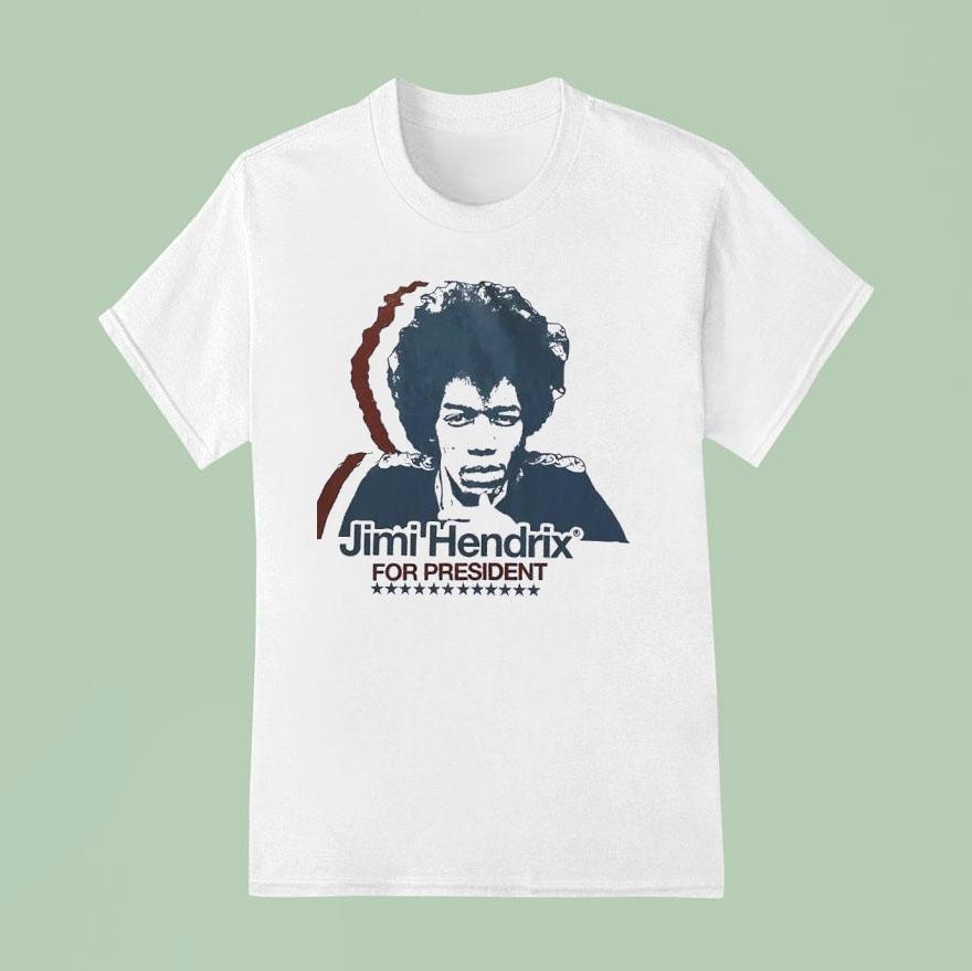 Jimi Hendrix For Presiden T Shirt