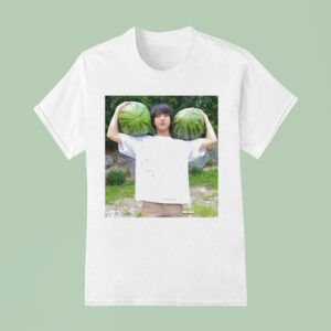 Jin Bts With Left And Right Watermelons Photo T Shirt