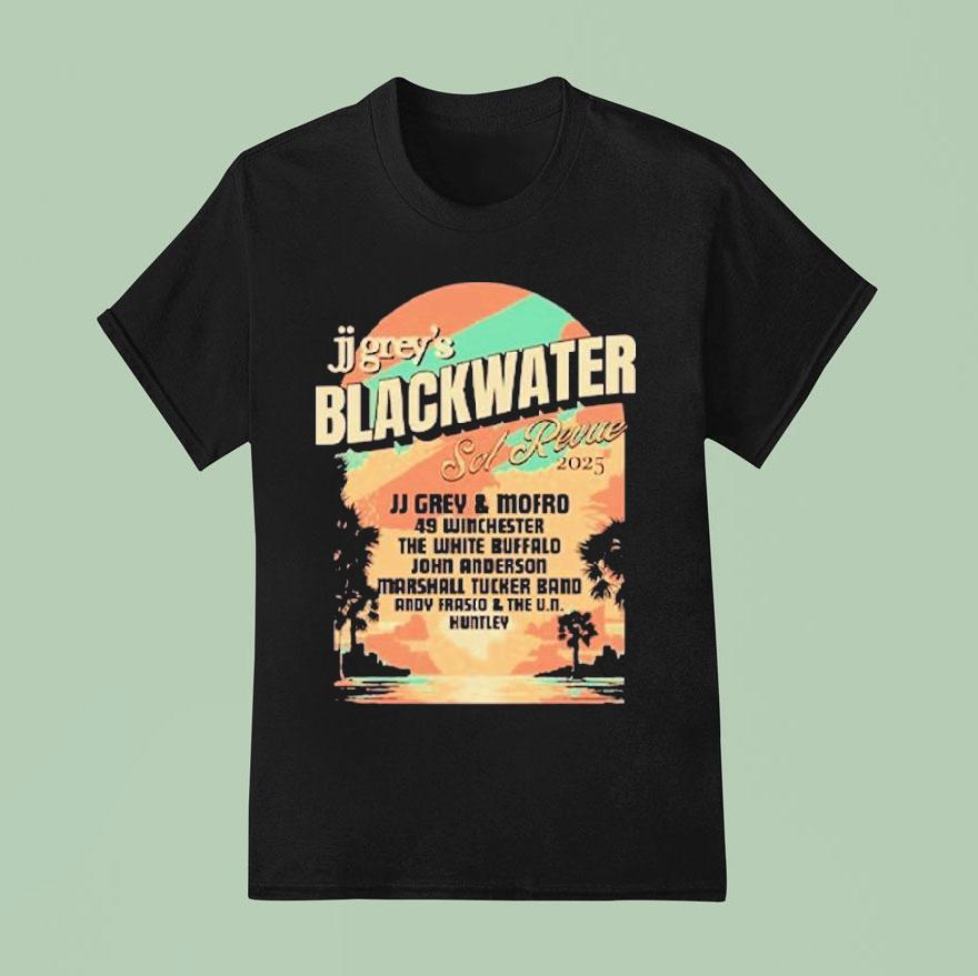 Jj Grey And Mofro Blackwater Sol Rowe T Shirt