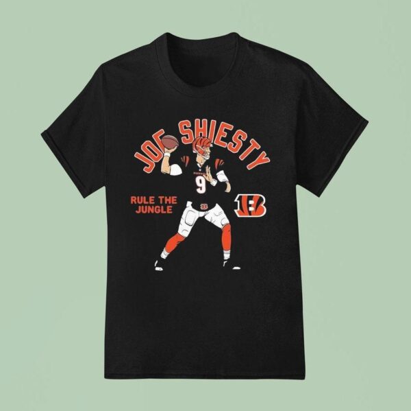 Joe Burrow Cincinnati Bengals Player Rule The Jungle Joe Shiesty T Shirt