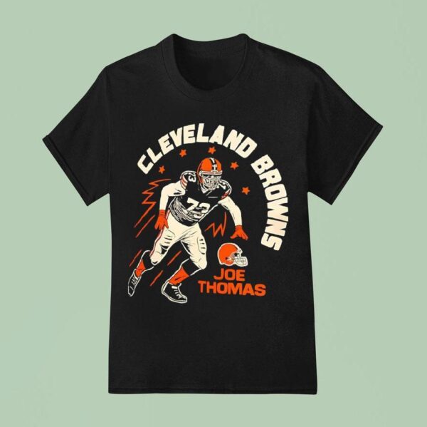 Joe Thomas Cleveland Browns Football Cartoon T Shirt