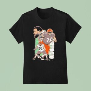 Joel Bitonio Cleveland Browns Football Cartoon T Shirt