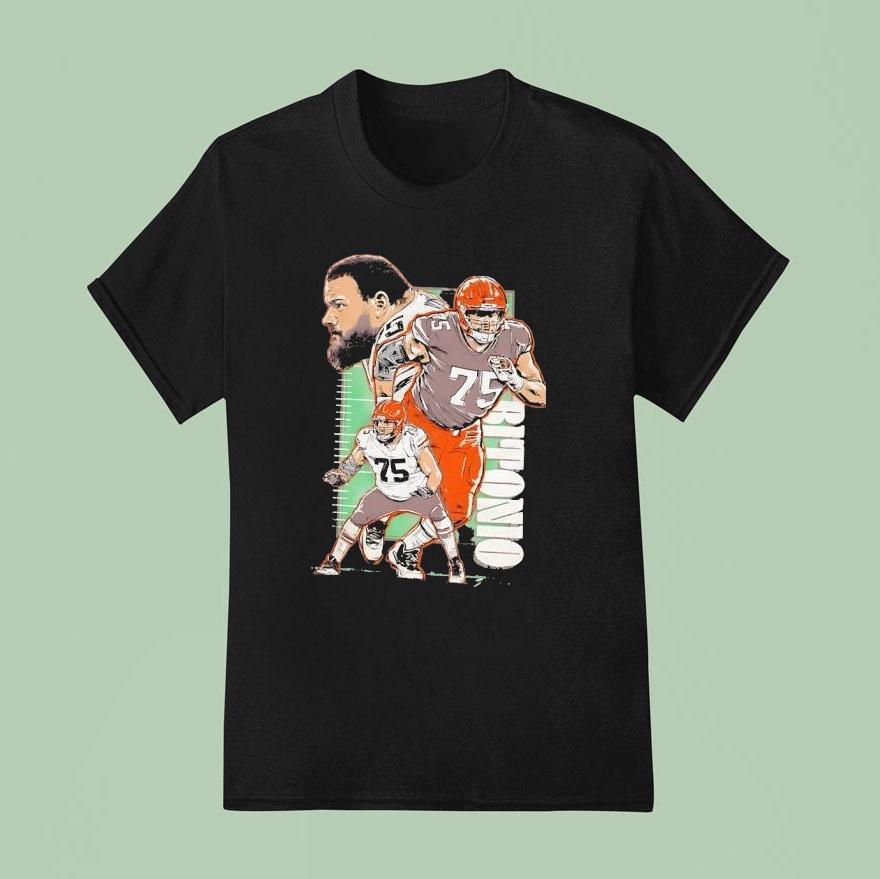 Joel Bitonio Cleveland Browns Football Cartoon T Shirt
