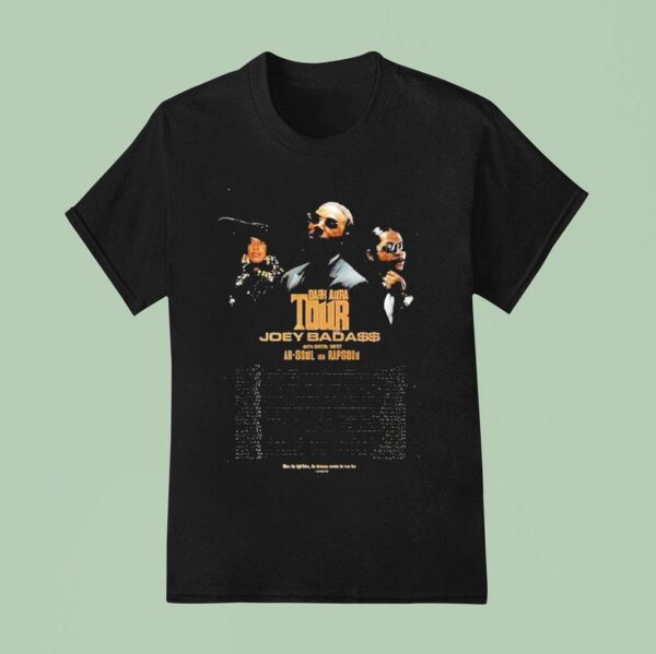 Joey Bada Tour Dates In North America Dark Aura T Shirt