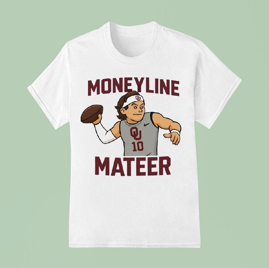John Mar Oklahoma Sooners Moneyline Mar Cartoon T Shirt