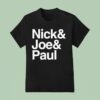 Jonas Brothers Nick Joe Paul T Shirt