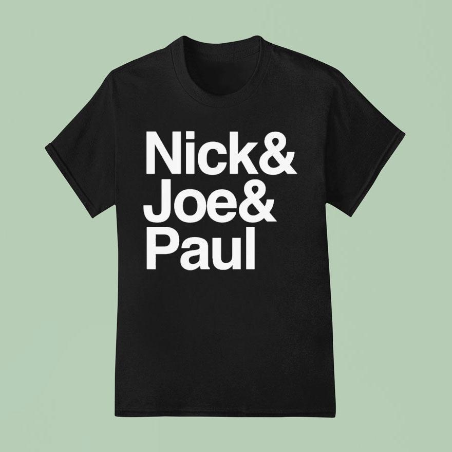 Jonas Brothers Nick Joe Paul T Shirt