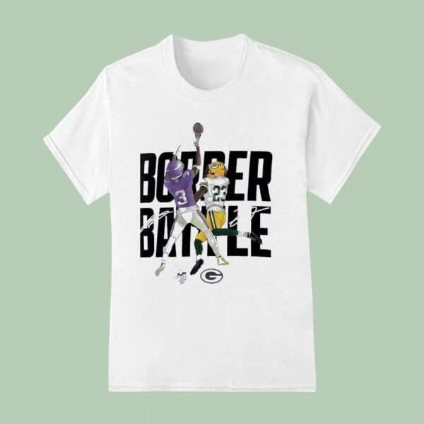 Jordan Addison And Jaire Alexander Border Battle Vikings Vs Packers Nfl T Shirt