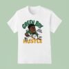 Josh Jacobs Hustle Green Bay Packers Football Signature Cartoon T Shirt