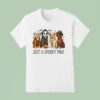 Just A Spooky Paw Dogs Halloween T Shirt